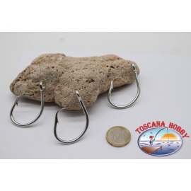 3 pz ami Mustad cod.39960D n.13/0, Long life sea hooks FC.B108A