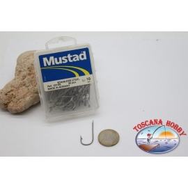 1 box 50 pz ami Mustad, cod.2315S n.10,Salt water hooks,stainless steel FC.B125B