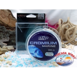 Monofilament DIP Cromium Marine à 300 mt. - 0,205 mm – 5,250 kg.FC.F44