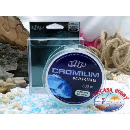 Monofilament DIP Cromium Marine 300 mt. - 0,285 mm – 10,35 kg.FC.F47