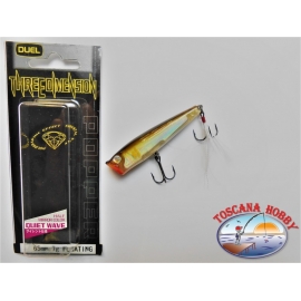 Artificial bait Duel 3D Q pop POPPER 6.5 CM-7gr Floating color HMA Esche