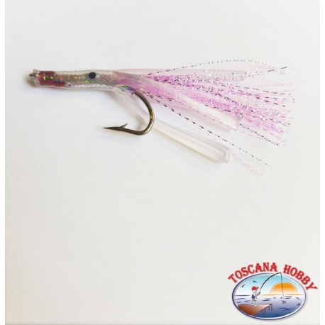 Bait hand-Crafted with Love, steel, holographic filaments by 7 cm. about. FC.R259